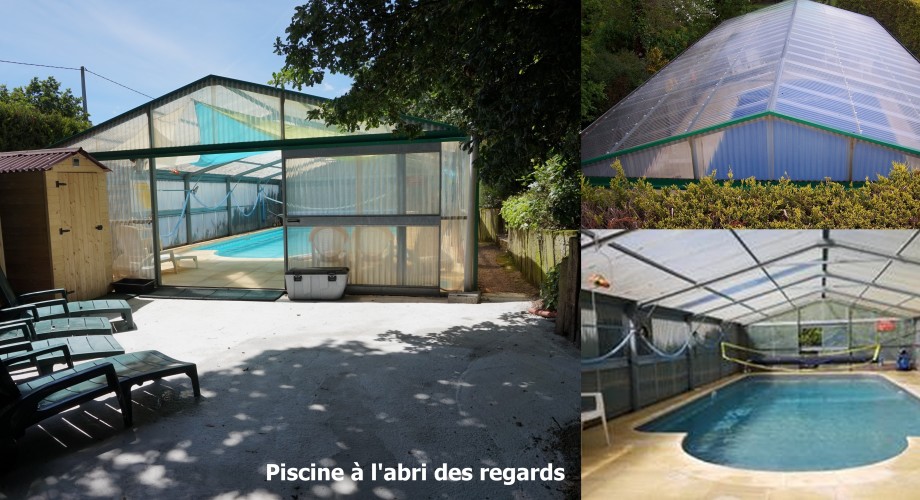 Piscine couverte.